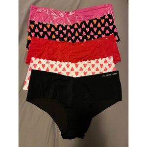 5pk VS PINK CHEEKY SEAMLESS PANTY